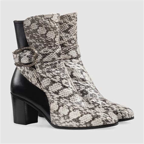 gucci boots snakes|Gucci ankle boots suede.